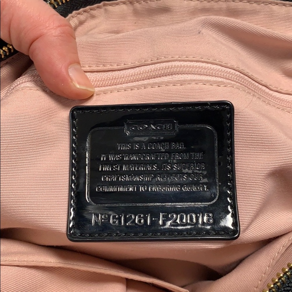 HOST PICK! Chocolate brown Coach tote - Picture 5 of 7